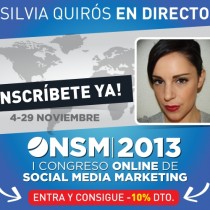 I Congreso Online de Social Media Marketing Silvia Quiros