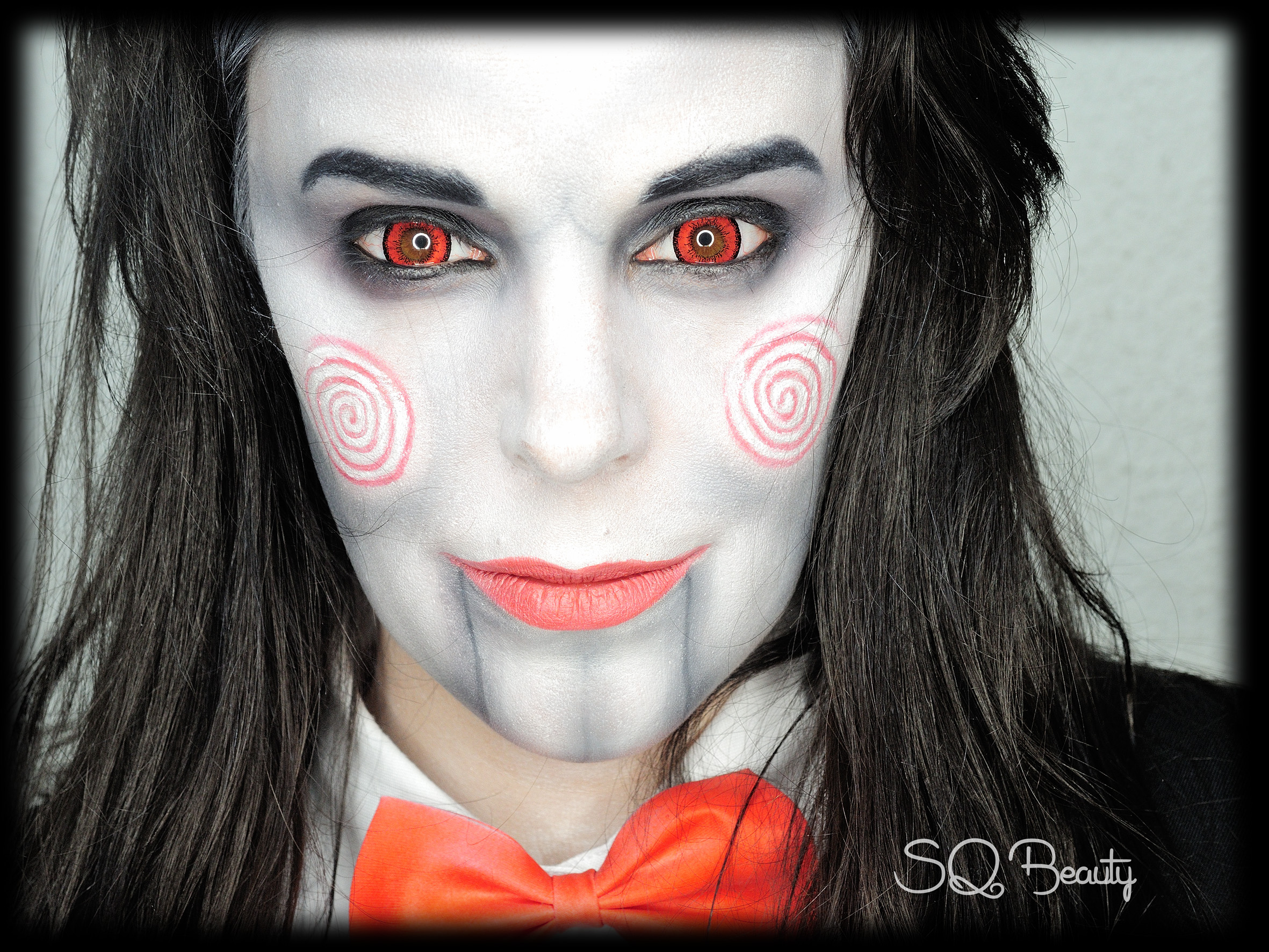 Maquillaje Jigsaw de Saw Makeup Silvia Quiros SQ Beauty