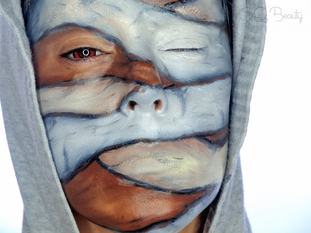 Tutorial Maquillaje Halloween Momia para niños 
