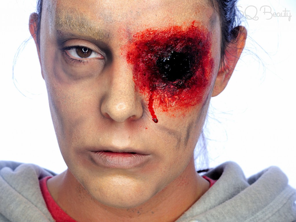 Tutorial Maquillaje Halloween Zombie sin ojo