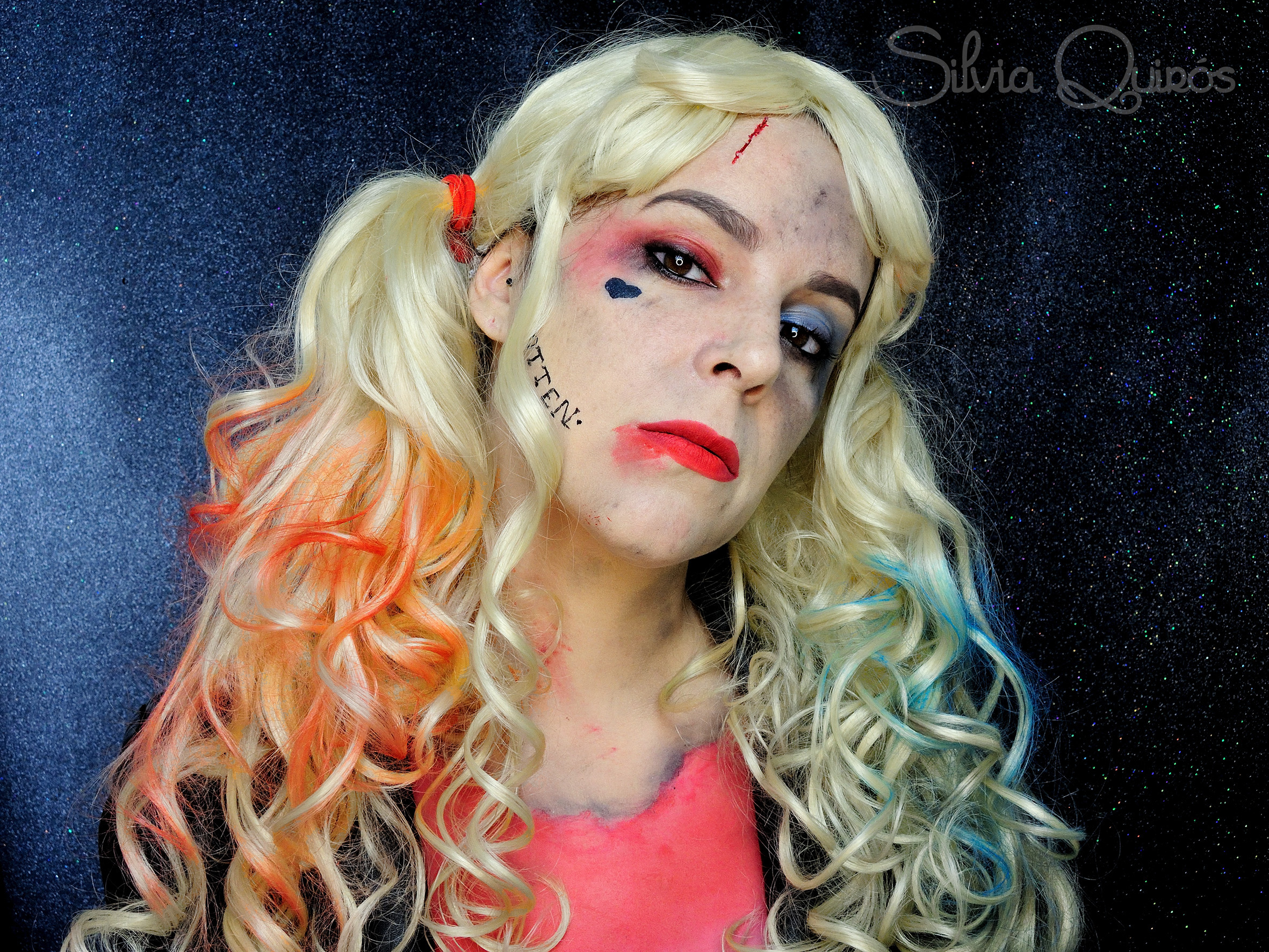 Tutorial maquillaje Harley Quinn - Silvia Quirós