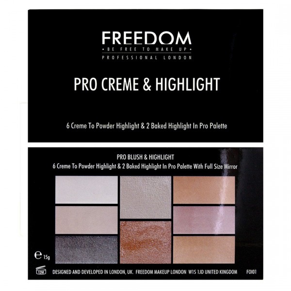 Pro cream highlighter palette Pro Artist Freedom