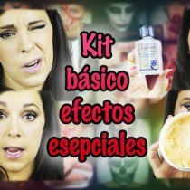 Kit básico de efectos especiales special effects makeup kit Silvia Quiros