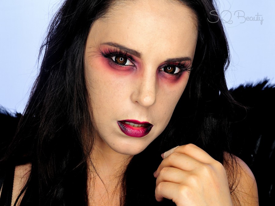 Fallen Angel Halloween Makeup tutorial - Silvia Quirós