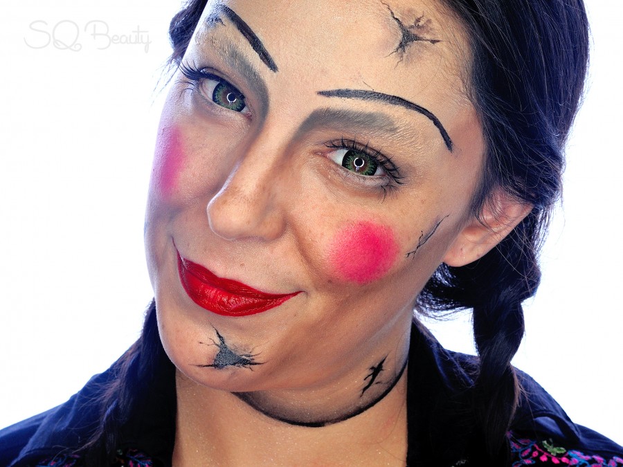 Annabelle halloween makeup tutorial - Silvia Quirós