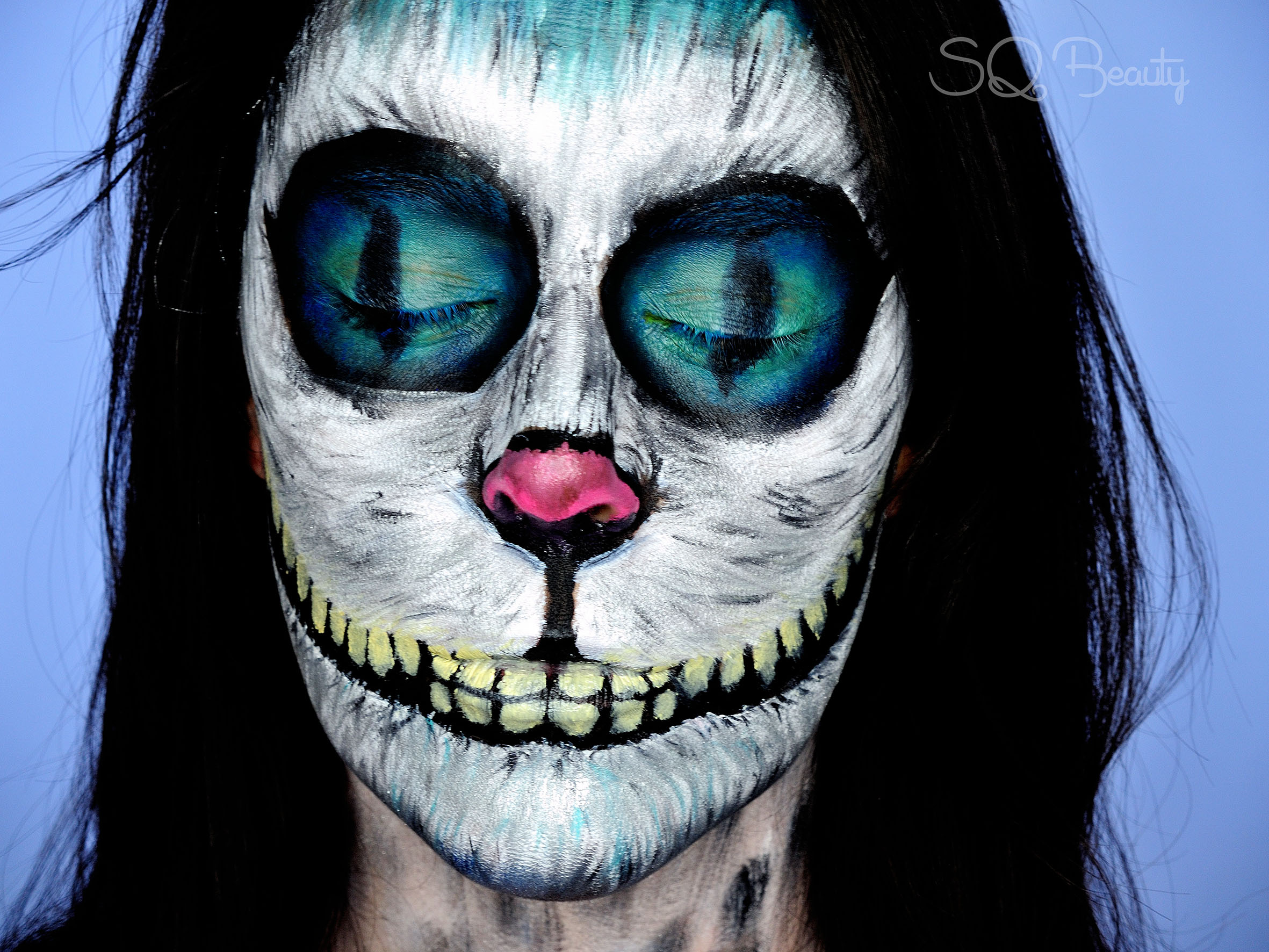 Tutorial Maquillaje Cheshire Gato Alicia en el País de las Maravillas -  Silvia Quirós
