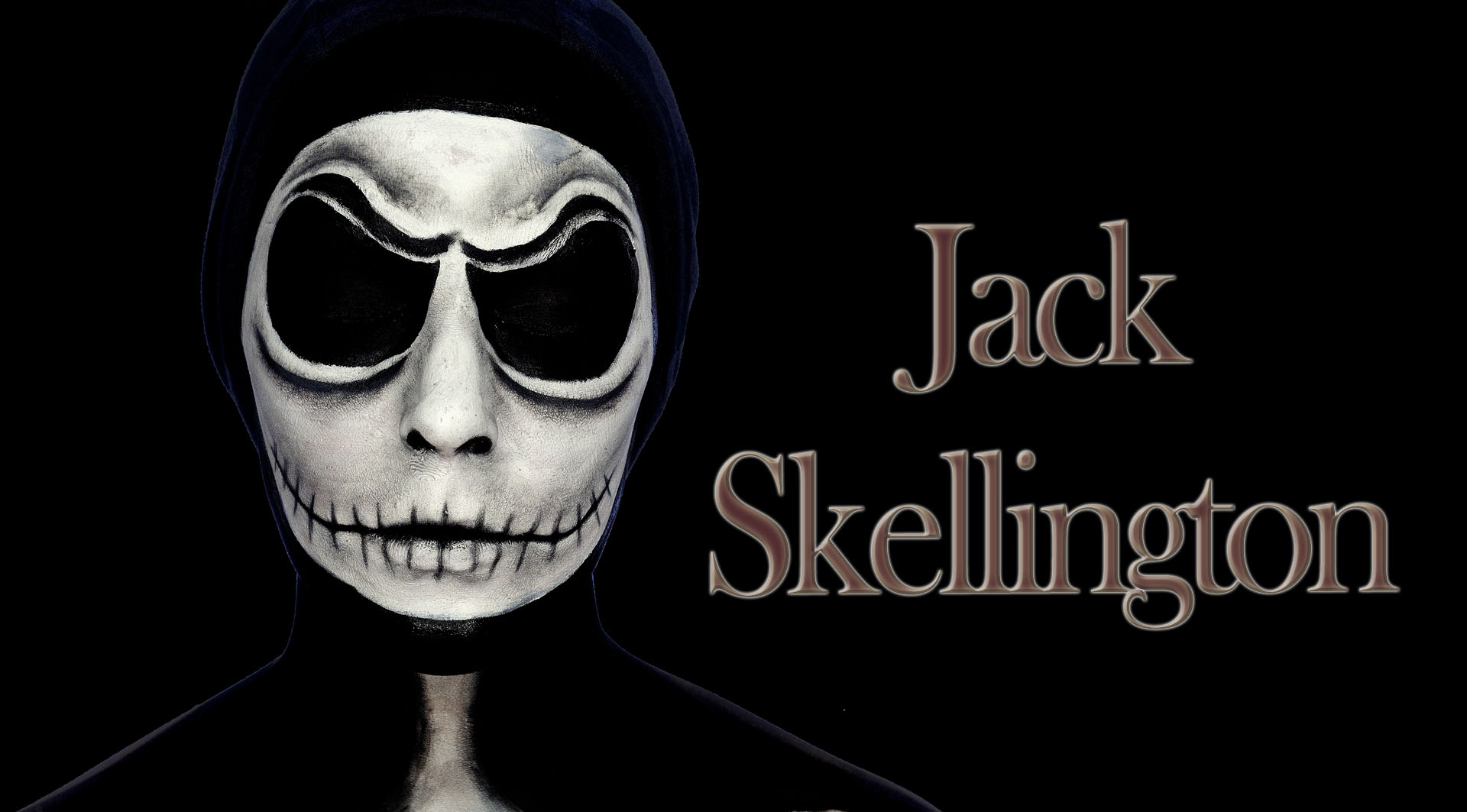 Jack skellington makeup simple