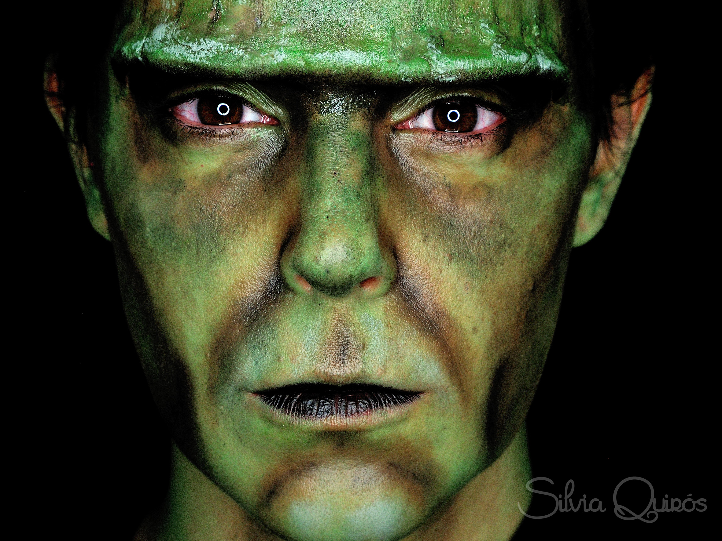 Maquillaje Frankenstein efectos especiales - Silvia Quirós