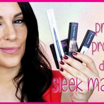Probando productos de cejas de Sleek Makeup