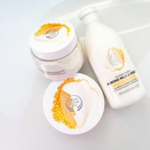 Nueva línea de cuidado corporal de leche de almendras y miel de The Body Shop